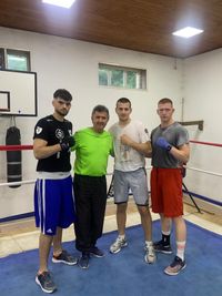 Leon Derguti (Männer bis 91 KG) vom Boxclub Preetz - Box-Training bei Freunden in Mitrovica (Kosovo)
