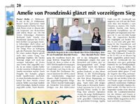DER REPORTER - 02.08.2023 - (SEITE 20) - AMELIE VON PRONDZINSKI - ARTIKEL
