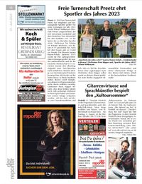 31.07.2024 - DER REPORTER - SPORTLEREHRUNG FT - GANZE SEITE